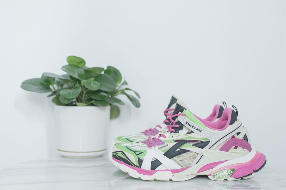 BALENCIAGA WMNS TRACK.2 TRAINER 'PINK GREEN'