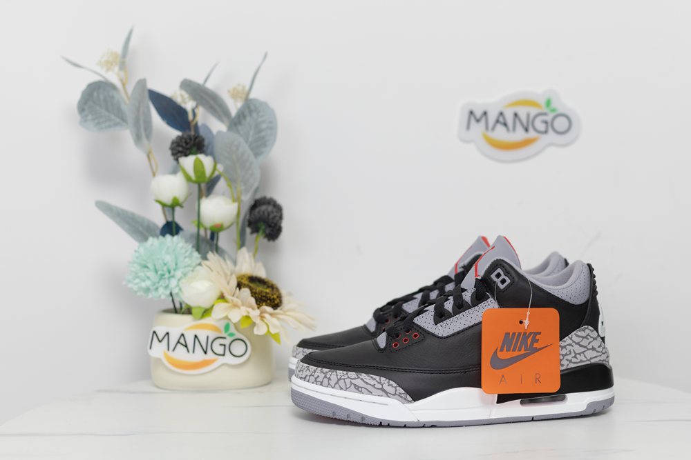 Air Jordan 3 Retro OG GS 'Black Cement' 2024
