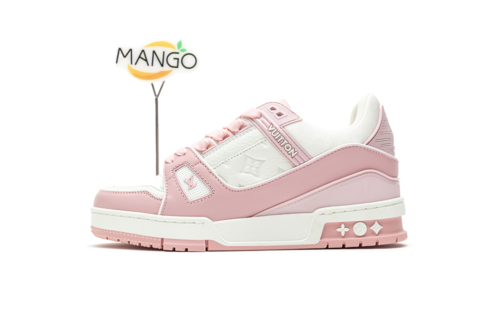 Louis Vuitton Sneaker Pink embossed Pattern