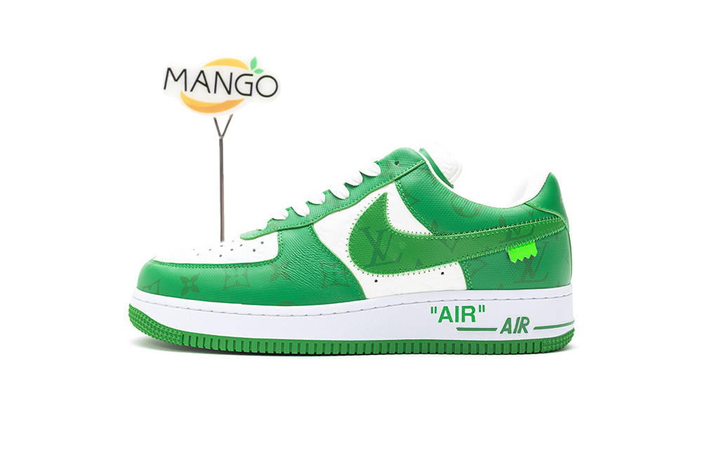Louis Vuitton x Nike Air Force 1 Green