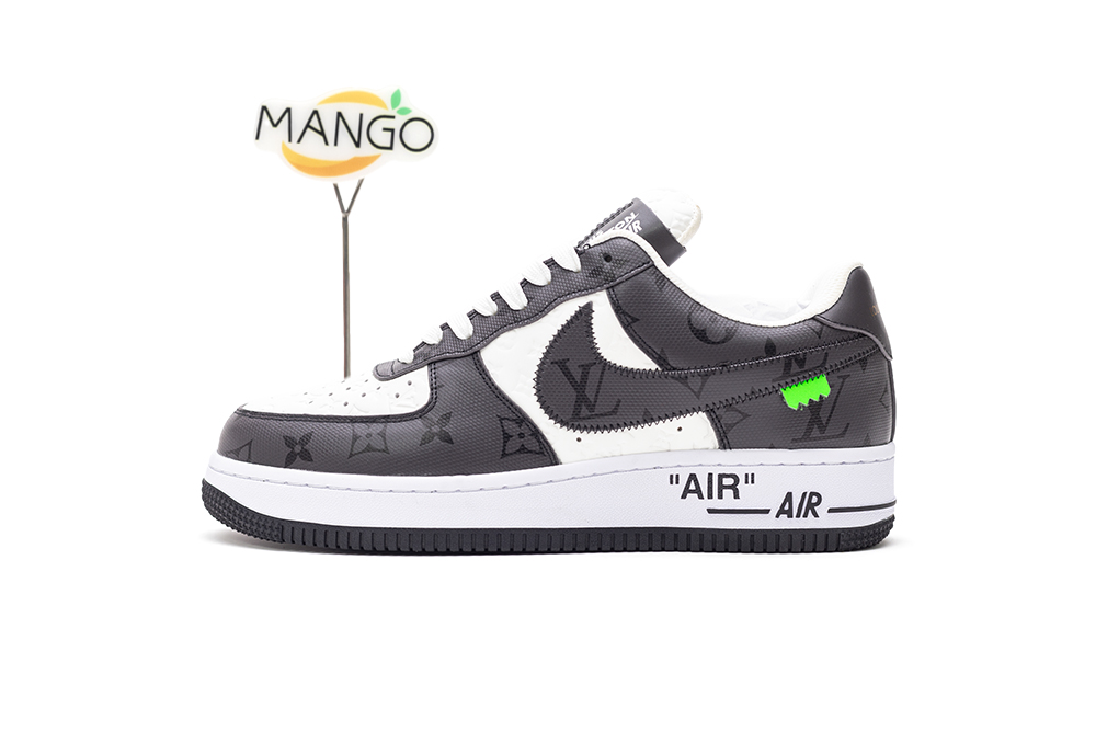 Louis Vuitton x Nike Air Force 1 White Black