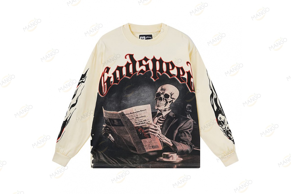Godspeed Series Long Sleeves T-shirt Beige（3175）