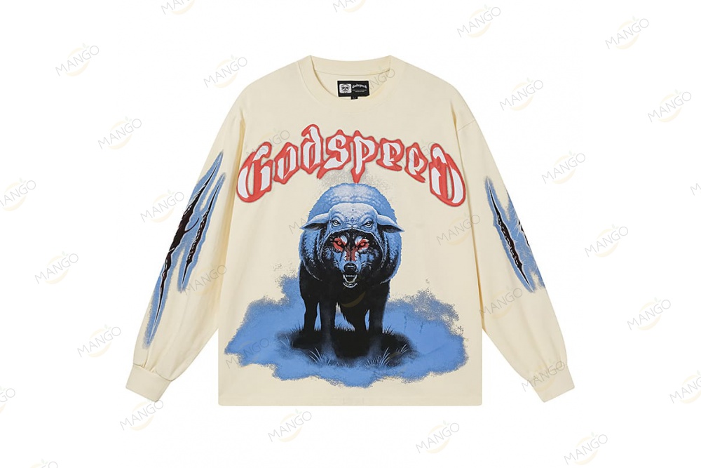 Godspeed Series Long Sleeves T-shirt Beige（3176）