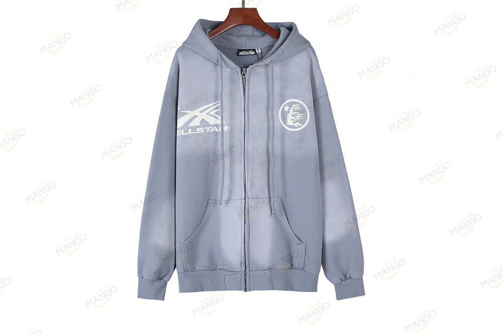 HELLSTAR Series Hoodie Grey（2063）