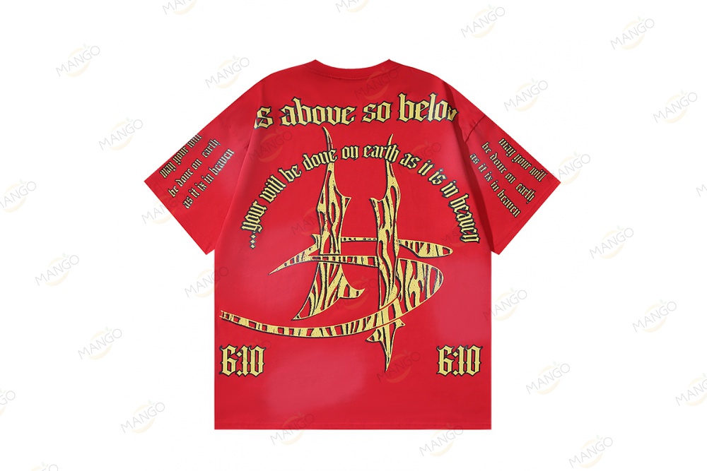 HELLSTAR Series T-shirt Red（6823）