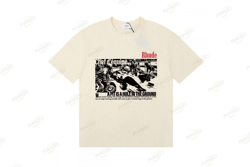Rhude Series T-Shirt Beige
