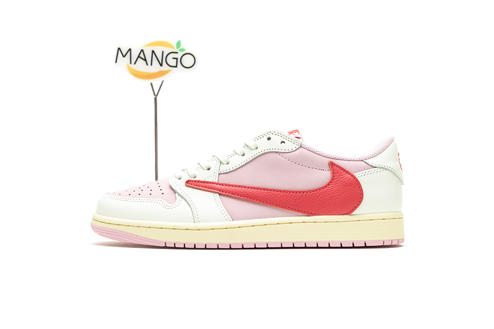 Travis Scott x Air Jordan 1 Retro Low OG 'Sail Tropical Pink'