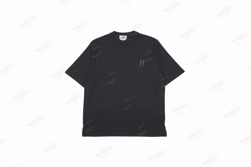 Hermès Sheepskin Label T-shirt Black（KN）