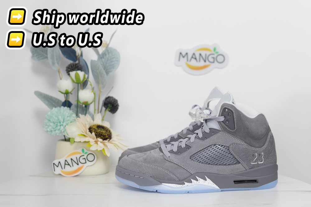 Air Jordan 5 Retro 'Wolf Grey' 2026(U.S to U.S No QC Pics)