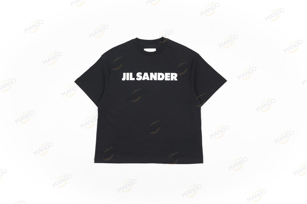 JIL Letter Heat Transfer T-shirt Black（KN）