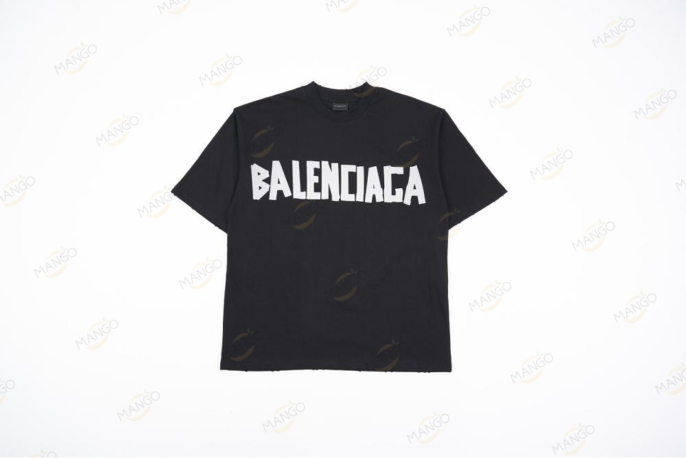 Balenciaga Washi Tape BB T-shirt Black（KN）