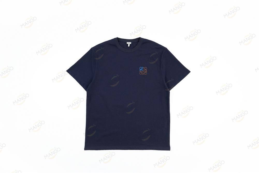 Loewe Color-blocking Logo T-shirt Dark Blue（KN）