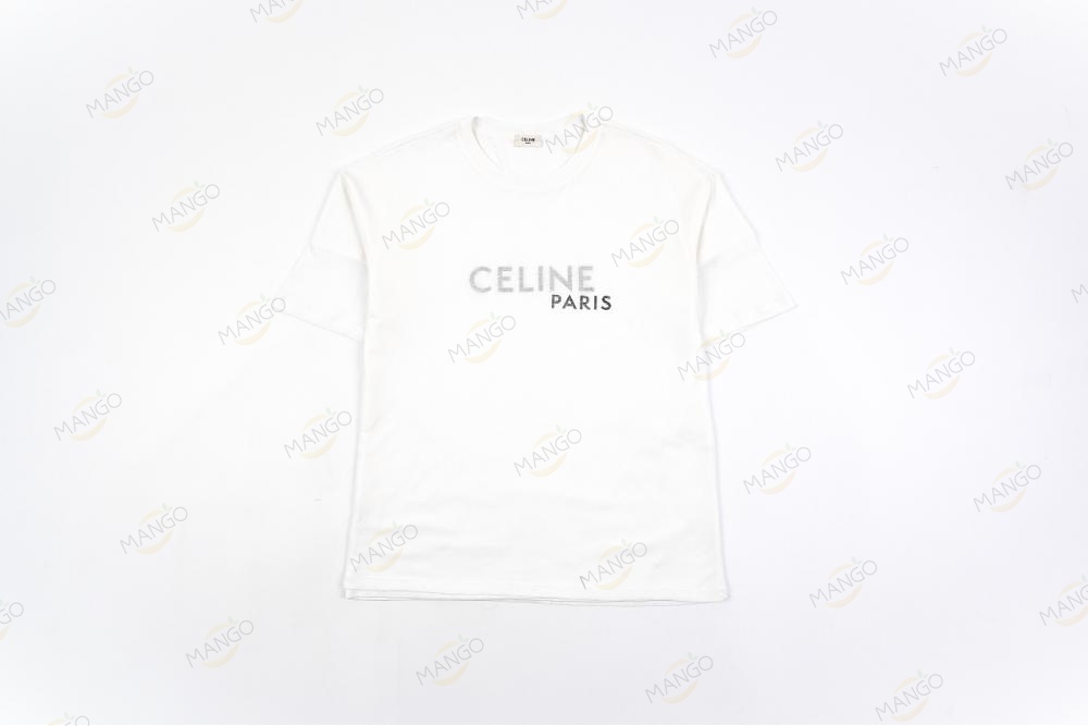 Celine Double-layer Mesh T-shirt White（KN）